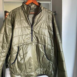 Hill City Reversible Puffer Half Zip – Green – Men’s Medium